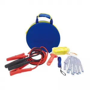 Notfall-Autoset mit Überbrückungskabeln